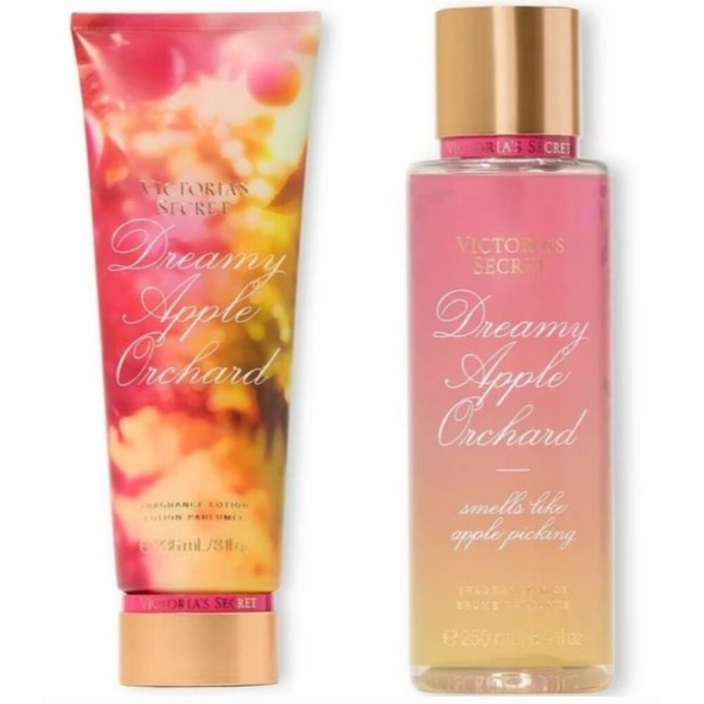 Victoria's Secret Dreamy Apple Orchard‎ Fragrance Lotion & Mist Set NEW